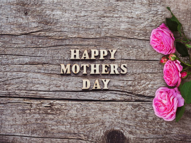 istock Mothers Day. Beautiful greeting card. Close up 1222604789