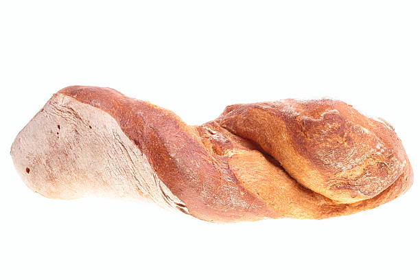 istock Traditional homemade round bread isolated 122260688
