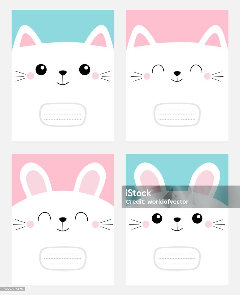 Mẫu Sách Bố Cục Bìa Sổ Ghi Chép Bản In Em Bé Thú Cưng Bộ Biểu ...