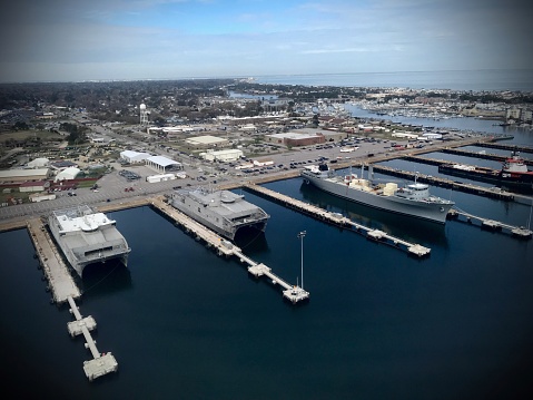 Navy, Harbor shot from the air