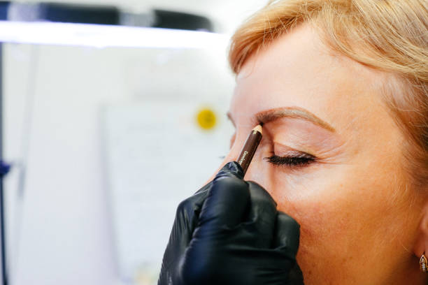 istock beauty portrait close-up with focus on the eyebrows 1222617166