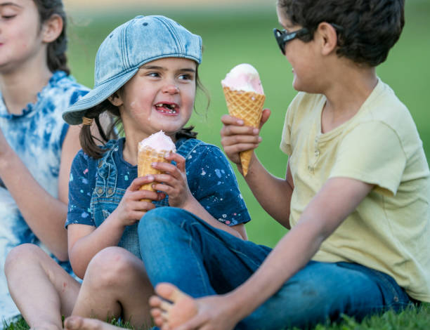 istock Young child enjoys ice cream 1222620422