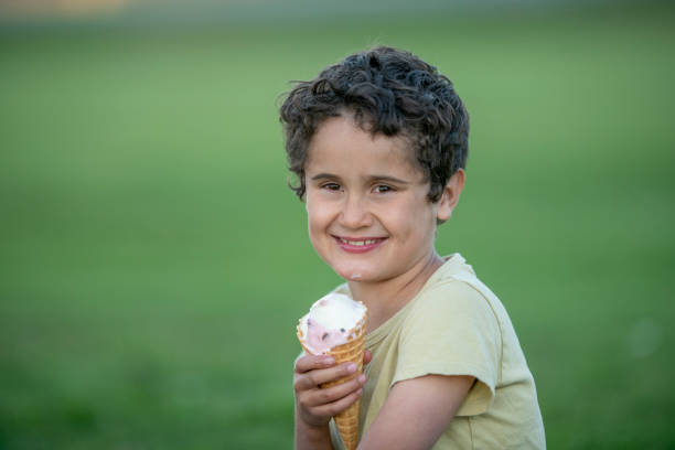 istock Young child enjoys ice cream 1222620440