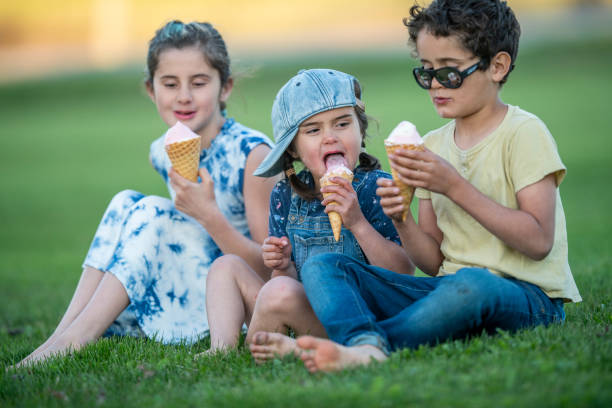 istock Young child enjoys ice cream 1222620441