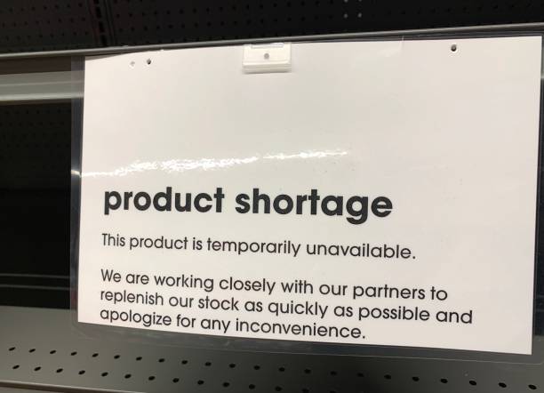istock Product Shortage Sign during Pandemic 1222621250