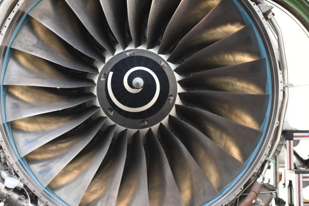 Jet turbine, bronze toned image
