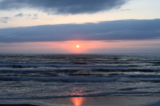istock sunset at northen japan in spring 1222648021