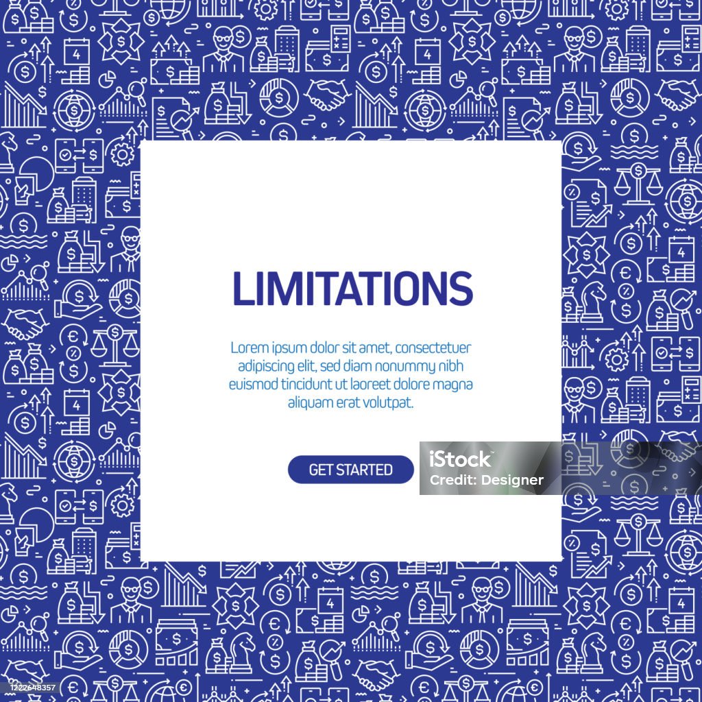 Projeto de banner conceito de economia e finanças com ícones - Vetor de Finanças royalty-free Projeto de banner conceito de economia e finanças com ícones - Vetor de Finanças royalty-free