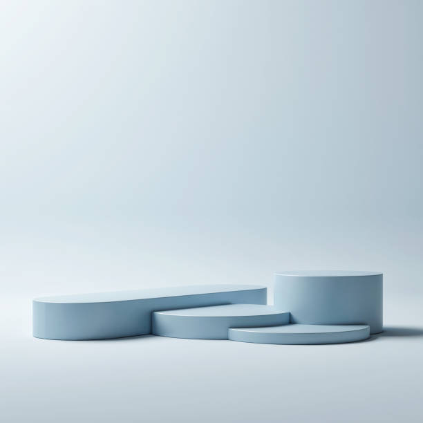 istock Mock up podium for product presentation, winner podium, 1222648934