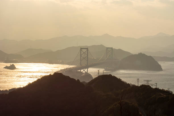 istock Onaruto bridge at sunset in Japan 1222656789