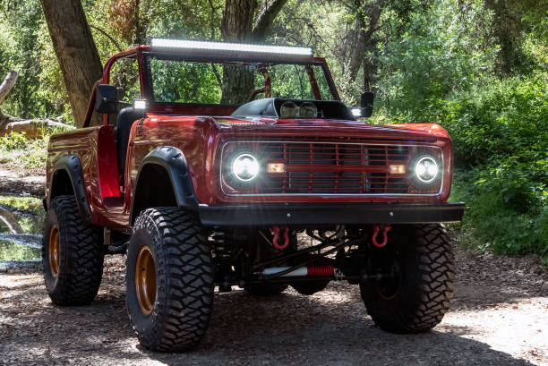 istock Vintage off-road vehicle ready to go 1222662565