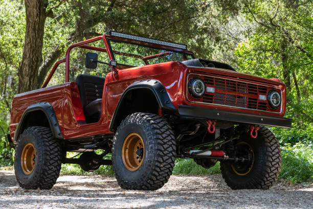 istock Vintage off-road vehicle ready to go 1222662581