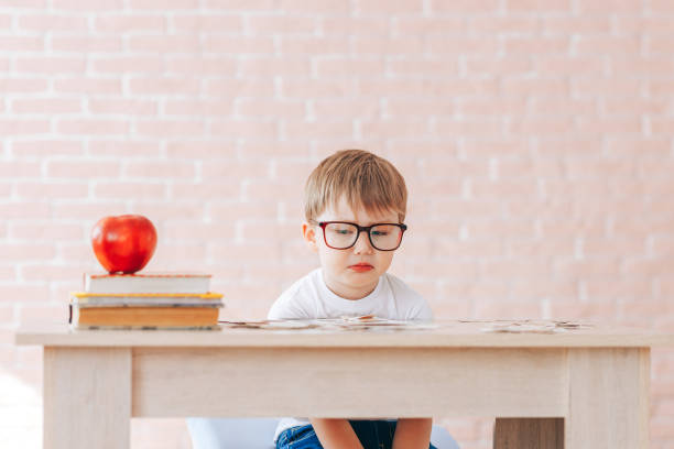 istock Teaching children at home 1222668212
