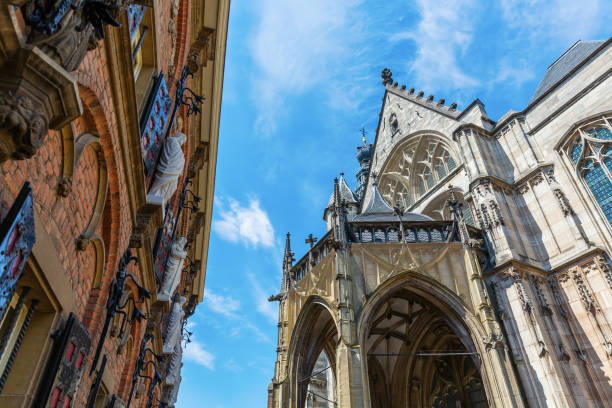 istock Latin school and Stevenskerk in Nijmegen, Netherlands 1222668866