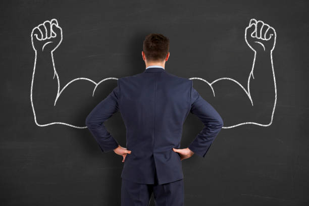 istock Success Concepts with Person on Blackboard Background 1222671202