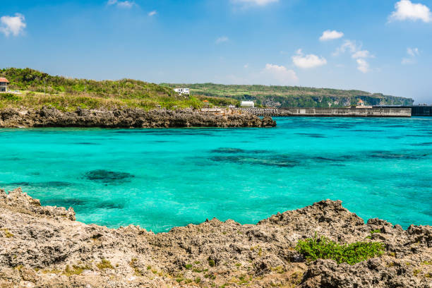 istock Beautiful beach in Okinawa. 1222673113