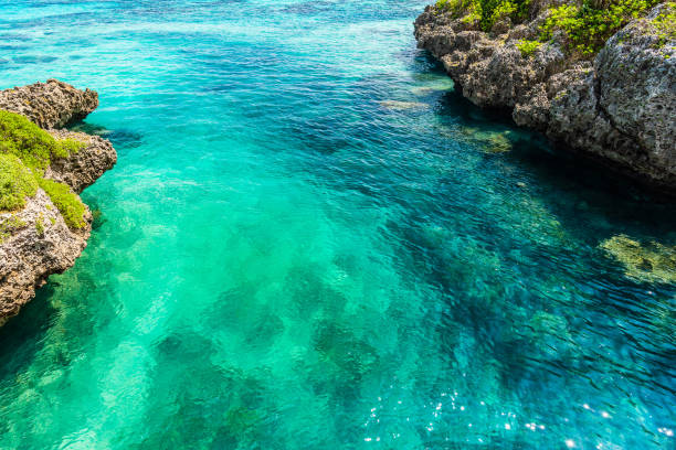 istock Beautiful beach in Okinawa. 1222673237