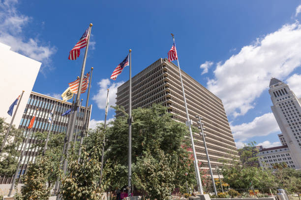 istock The Tom Bradley city hall in Los Angeles CA 1222678845