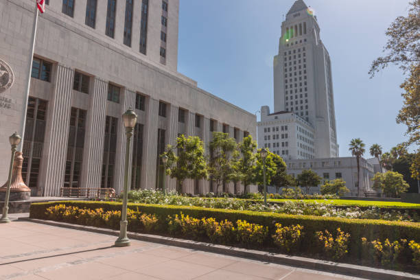 The Tom Bradley city hall in Los Angeles CA.