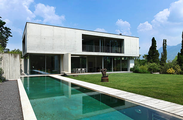 istock new architecture, beautiful modern house outdoors 122268395