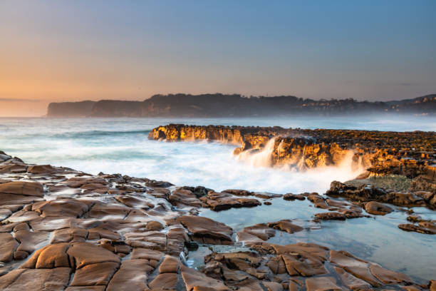 istock Coastal Sunrise Seascape from Rock Platform 1222684462