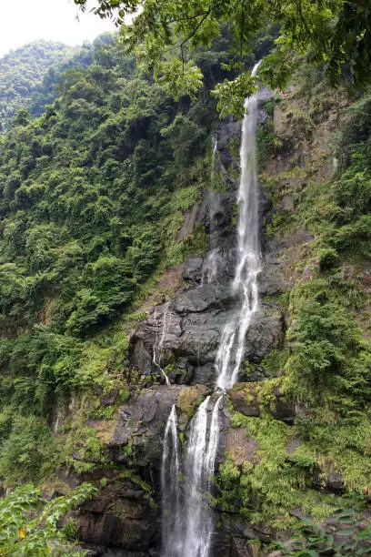 Wulai Waterfall in Taiwan, is a famous travel destination