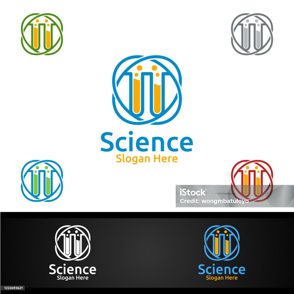 Science And Research Lab Symbol Design Concept Stock Illustration ...