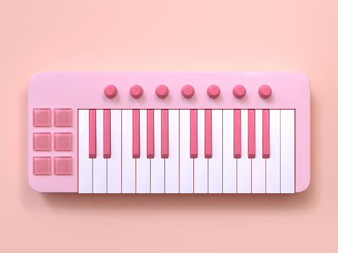 Pink Mini Piano Keyboard Cartoon Style 3d Rendering Stock Photo - Download Image Now - iStock Pink Mini Piano Keyboard Cartoon Style 3d Rendering Stock Photo - Download Image Now - iStock