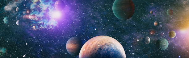 istock Space background with nebulas and stars. This image elements furnished by NASA 1222698290