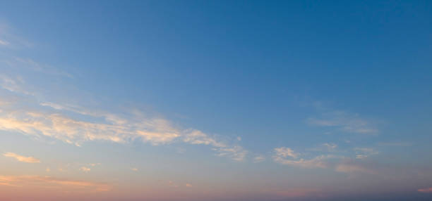 istock White cloud and Beautiful with blue sky background, Sunset sky 1222706861