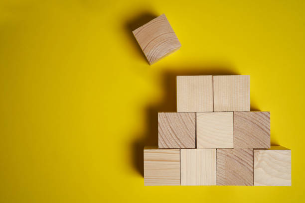 istock Wooden blocks and cubes ready for adding text and word that can be used to convey a message or a concept 1222707273