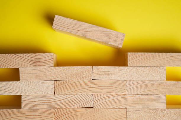 istock Wooden blocks and cubes ready for adding text and word that can be used to convey a message or a concept 1222707314