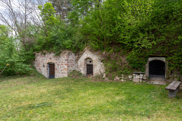 istock Wine cellars in Cserepfalu, Hungary 1222712019