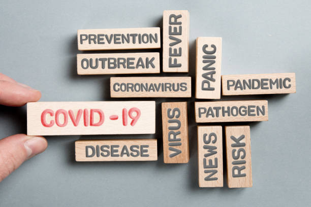 istock Wooden Blocks with Coronavirus Concept Words 1222713144