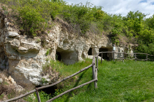 Cave houses in Cserepfalu, Hungary