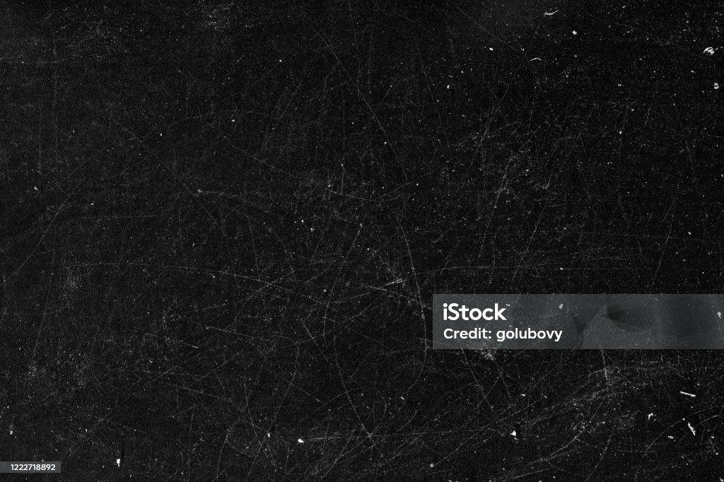 Staub kratzt Hintergrund beunruhigt Film schwarz - Lizenzfrei Struktureffekt Stock-Foto