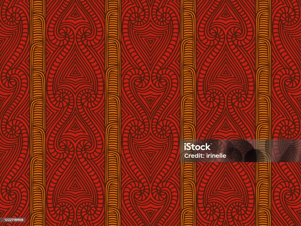 Mô Hình Bộ Lạc Maori Vector Liền Mạch In Vải Dân Tộc Phi Nghệ ...