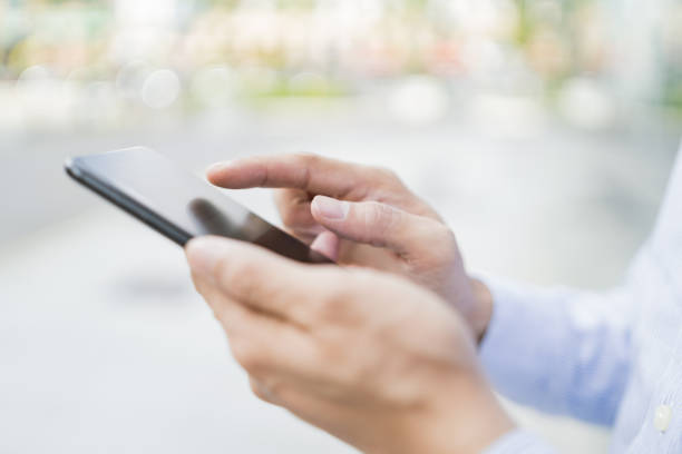 istock Close up of a person using a phone 1222719018