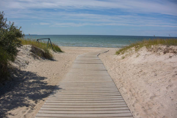 istock Sandy beach on the Baltic coast 1222721881