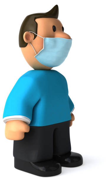 istock 3D Illustration of a cartoon man 1222723258