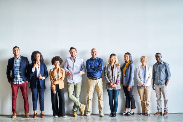 Portrait of multi-ethnic professionals at office