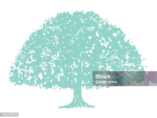 Vector Illustration Of Tree Stock Illustration - Download Image Now ...