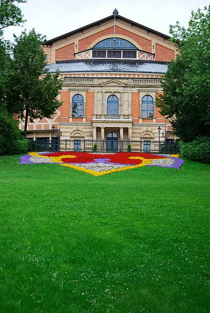 Richard Wagner Opera house in Bayreuth (Germany).