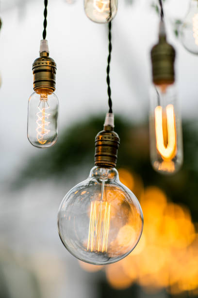 istock decorative lamps hang over a reception zone 1222738716