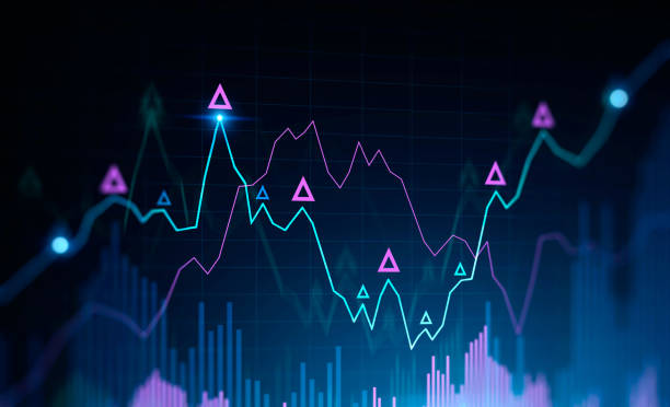 istock Stock market graph up trend, growth and success 1222740245