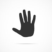 istock Vector image of icon hand. 1222740723