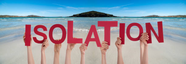 istock People Hands Holding Word Isolation, Ocean Background 1222740990