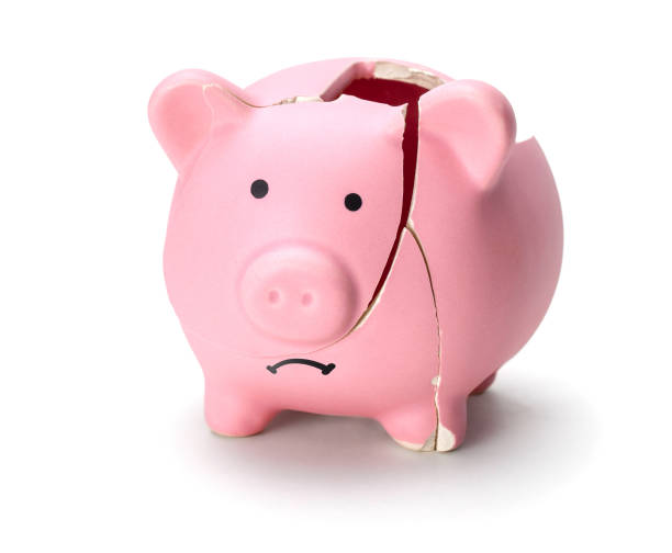 istock Broken piggy bank 1222742475