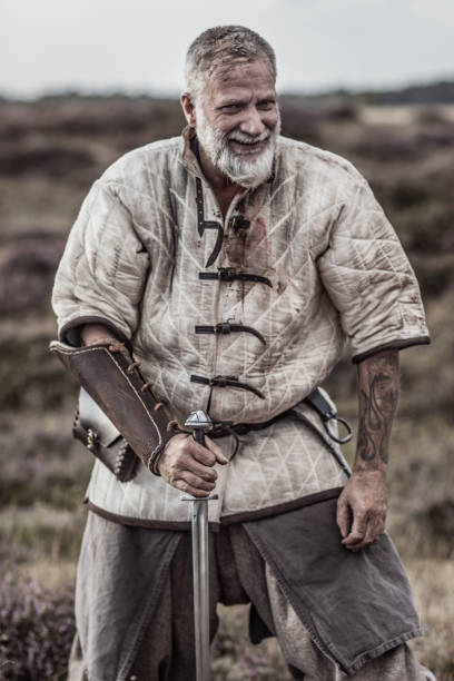 istock An individual viking warrior outdoors 1222751700
