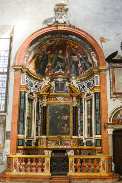istock Interiors of catholic church (Chiesa di San Giovanni Evangelista). 1222752800